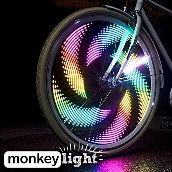 Luces LED 3D para radios de bicicleta