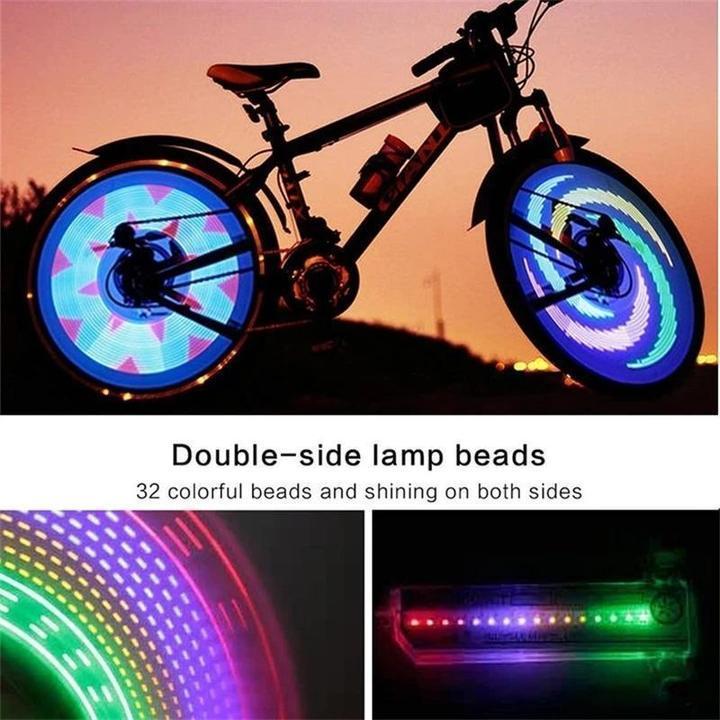 Luces LED 3D para radios de bicicleta