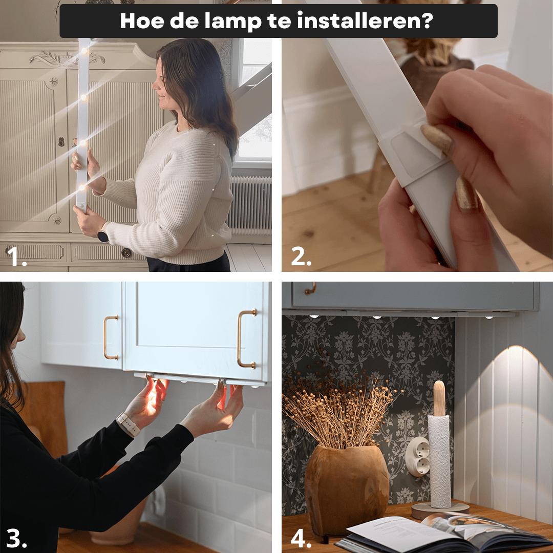 Luz LED inalámbrica con sensor de movimiento