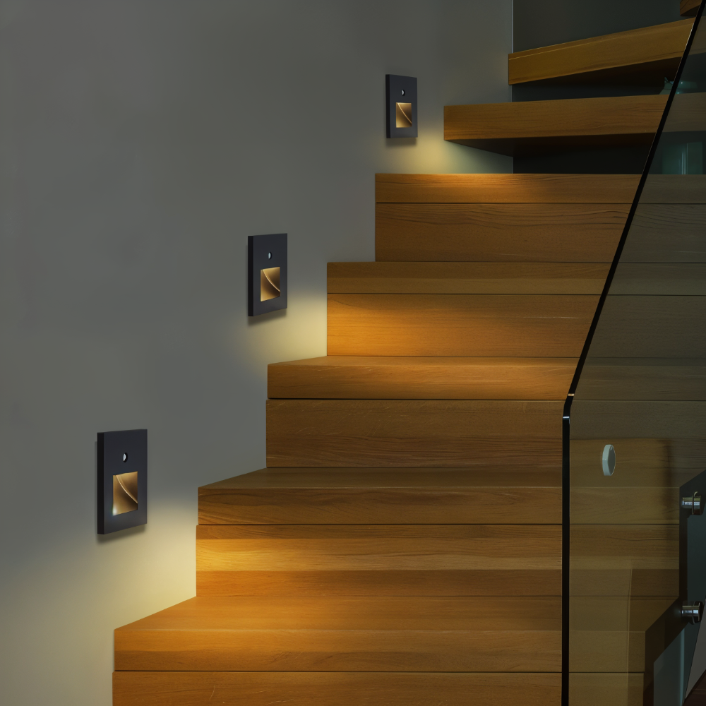 Luz LED para escaleras de interior con sensor de movimiento