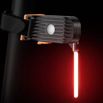 Luz trasera recargable para bicicleta