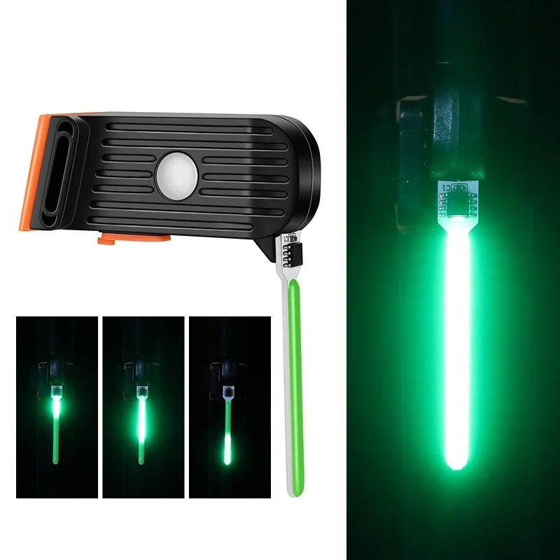 Luz trasera recargable para bicicleta