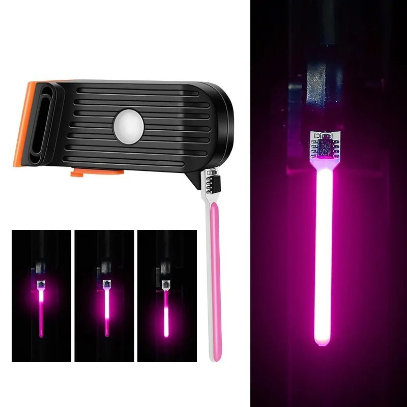 Luz trasera recargable para bicicleta