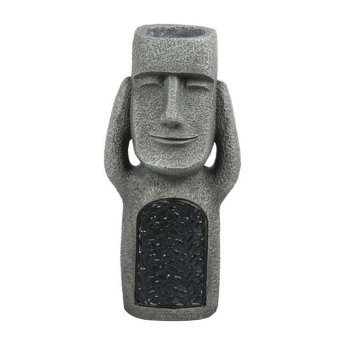 Maceta con Rostro Tallado