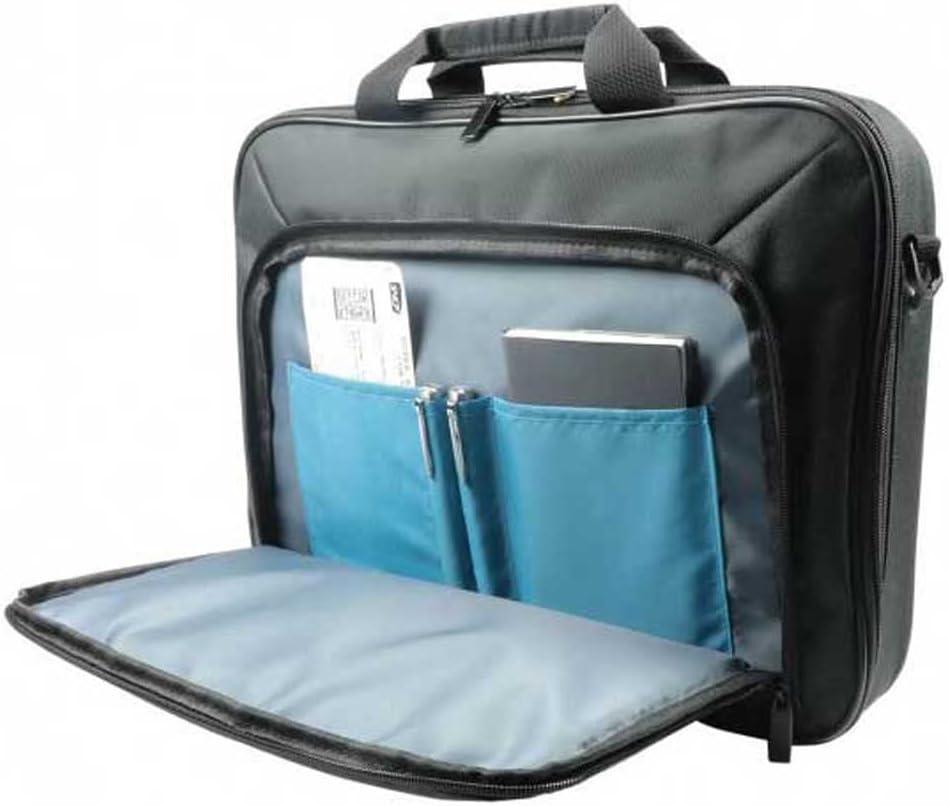 Maletín resistente para portátil con apertura tipo concha para dispositivos de 14–15,6 pulgadas (35,56-39,62 cm)
