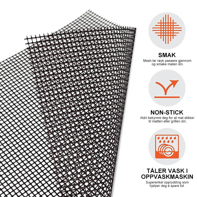 Malla Protectora para Barbacoa de Fácil Limpieza y Resistente al Calor