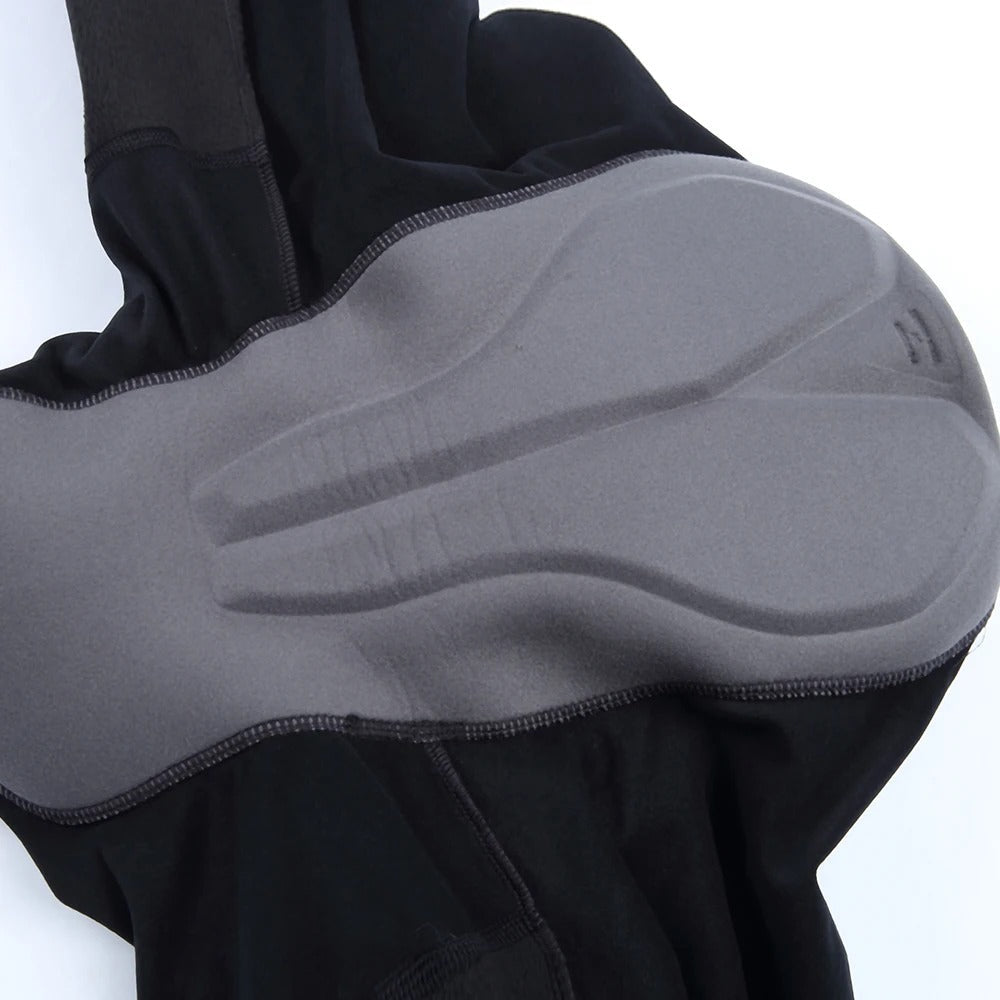 Mallas Térmicas de Ciclismo para Hombre + Acolchado para Sillín de Bicicleta