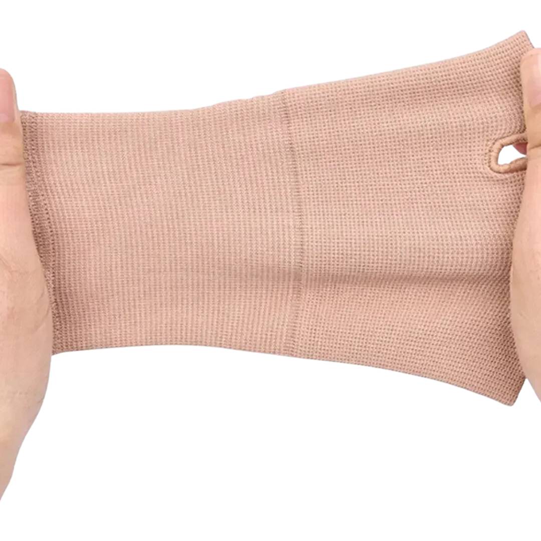 Manga de compresión para muñeca con soporte para pulgar