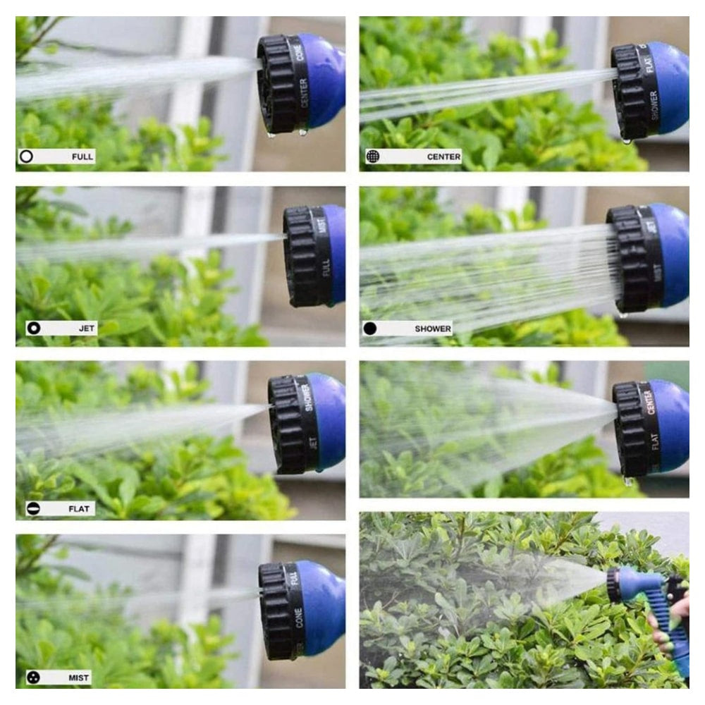 Manguera de jardín flexible Magic Hose / manguera de agua - verde o azul - varias longitudes