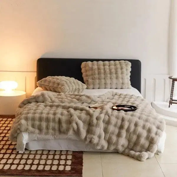 Manta cálida de invierno para sofá