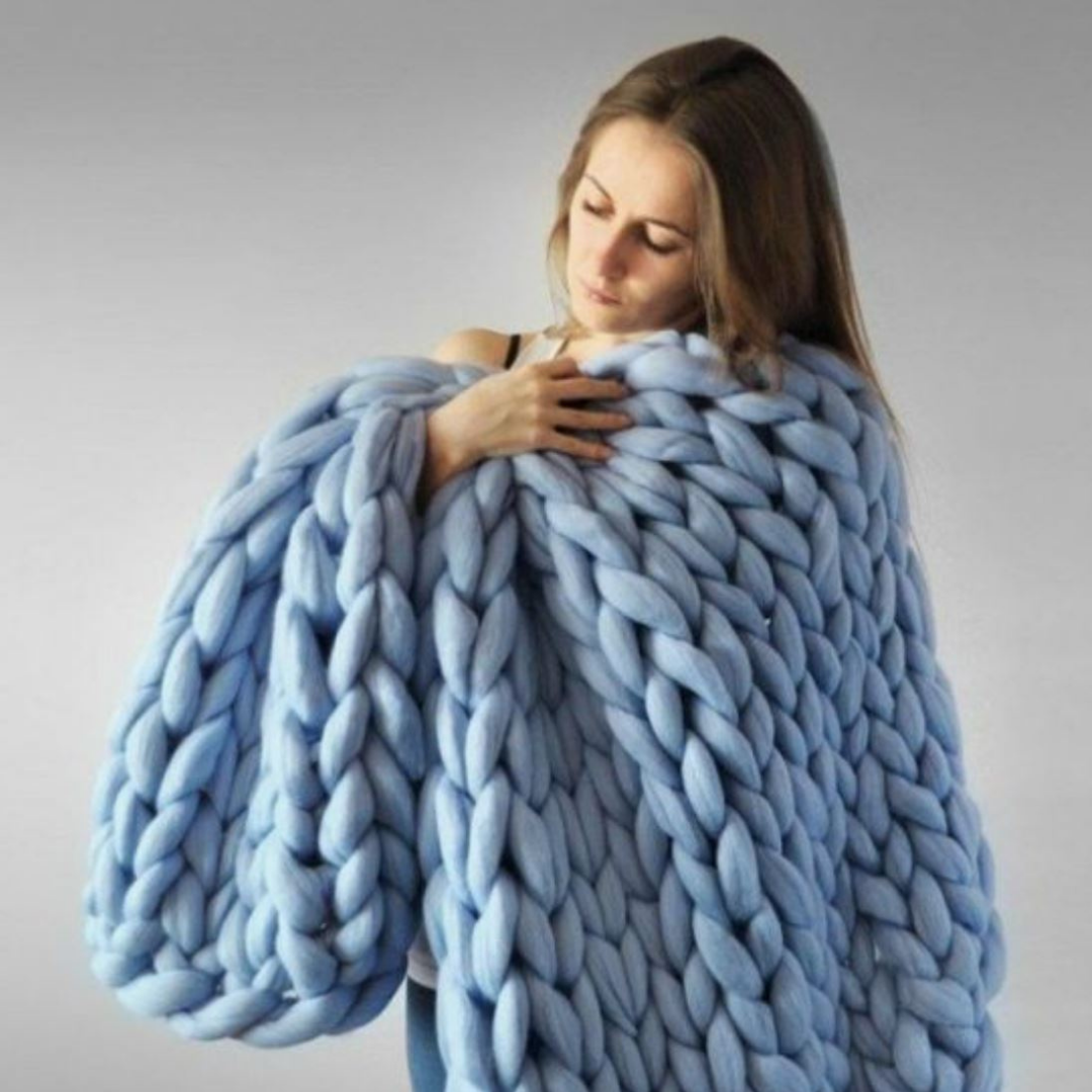Manta de Invierno DIY | Una Maravillosa y Única Manta de Invierno