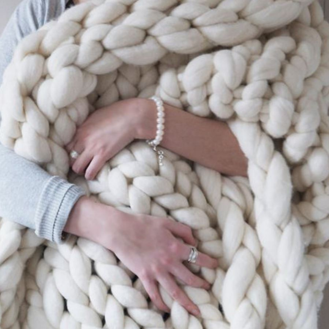 Manta de Invierno DIY | Una Maravillosa y Única Manta de Invierno