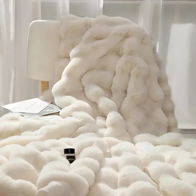 Manta de peluche – Lujo invernal y supersuave