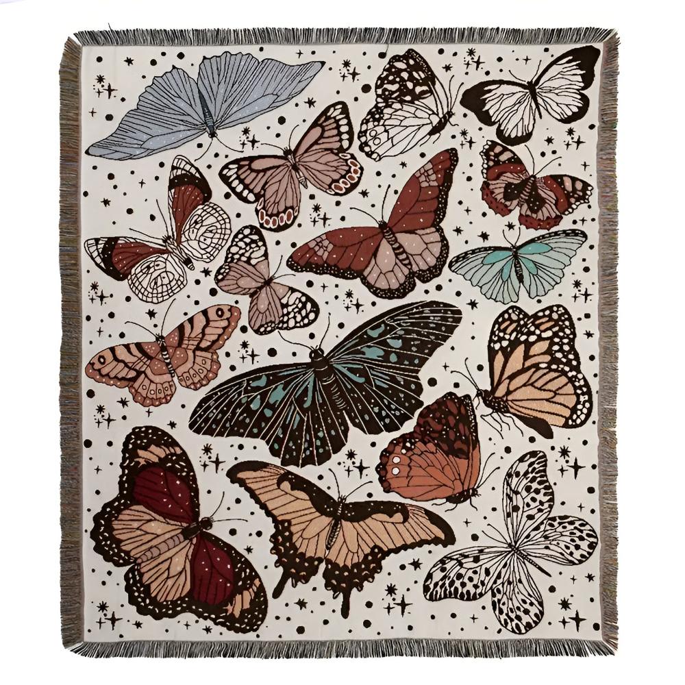 Manta Jardín de Mariposas