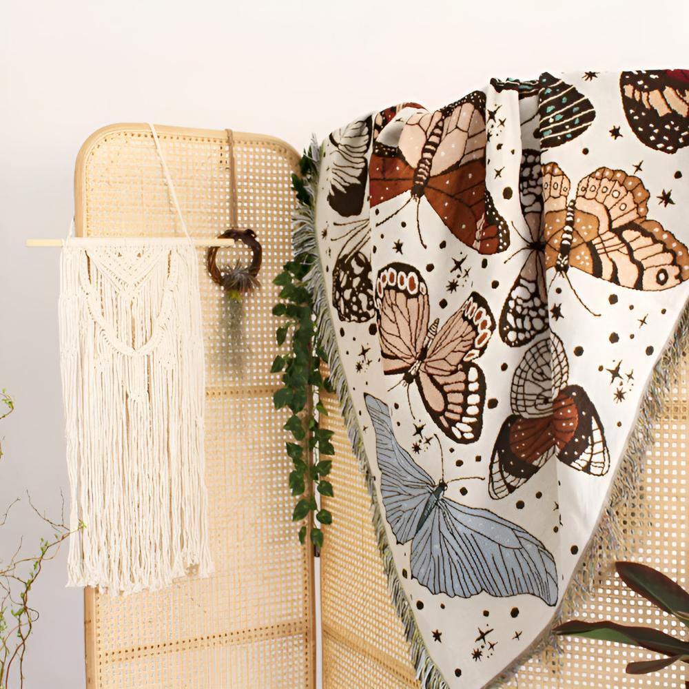 Manta Jardín de Mariposas