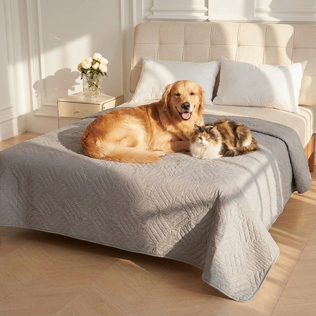 Manta lavable e impermeable para mascotas para cama y sofá