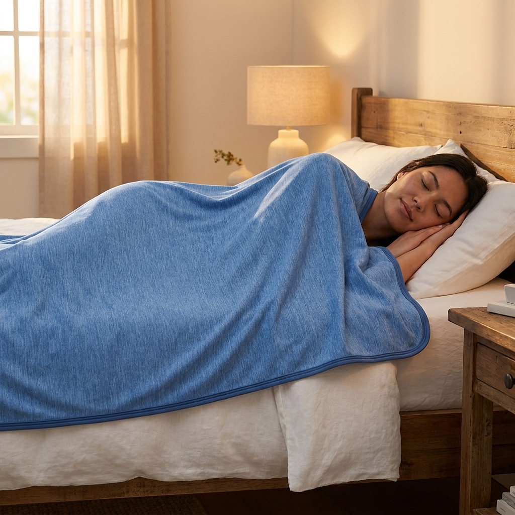 Manta refrescante para un sueño fresco