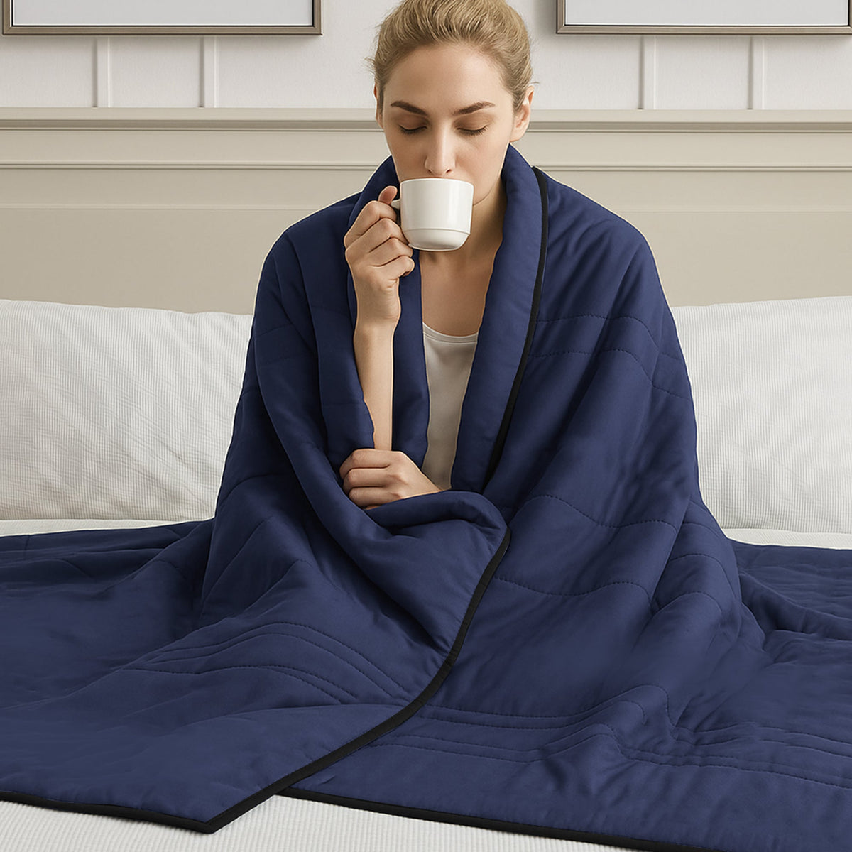 Manta refrigerante de efecto hielo para personas calurosas