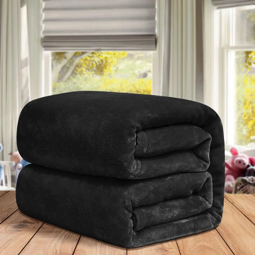 Manta suave de forro polar - Manta cálida para noches frías - Ideal para relajarse