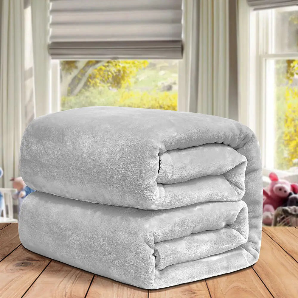 Manta suave de forro polar - Manta cálida para noches frías - Ideal para relajarse