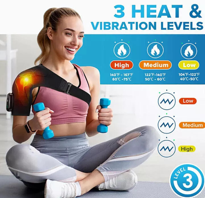 Masajeador de hombro eléctrico con calor
