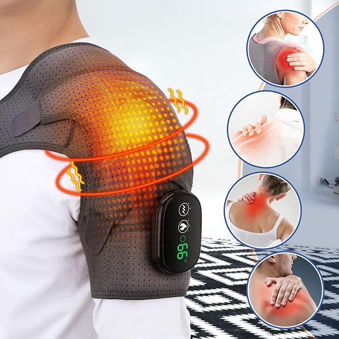 Masajeador de hombro eléctrico con calor