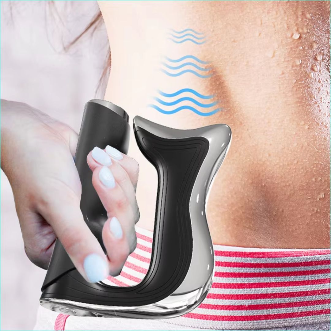 Masajeador eléctrico para fascias – Masajeador EMS para gua sha y masaje de tejido profundo para aliviar el dolor y recuperación muscular