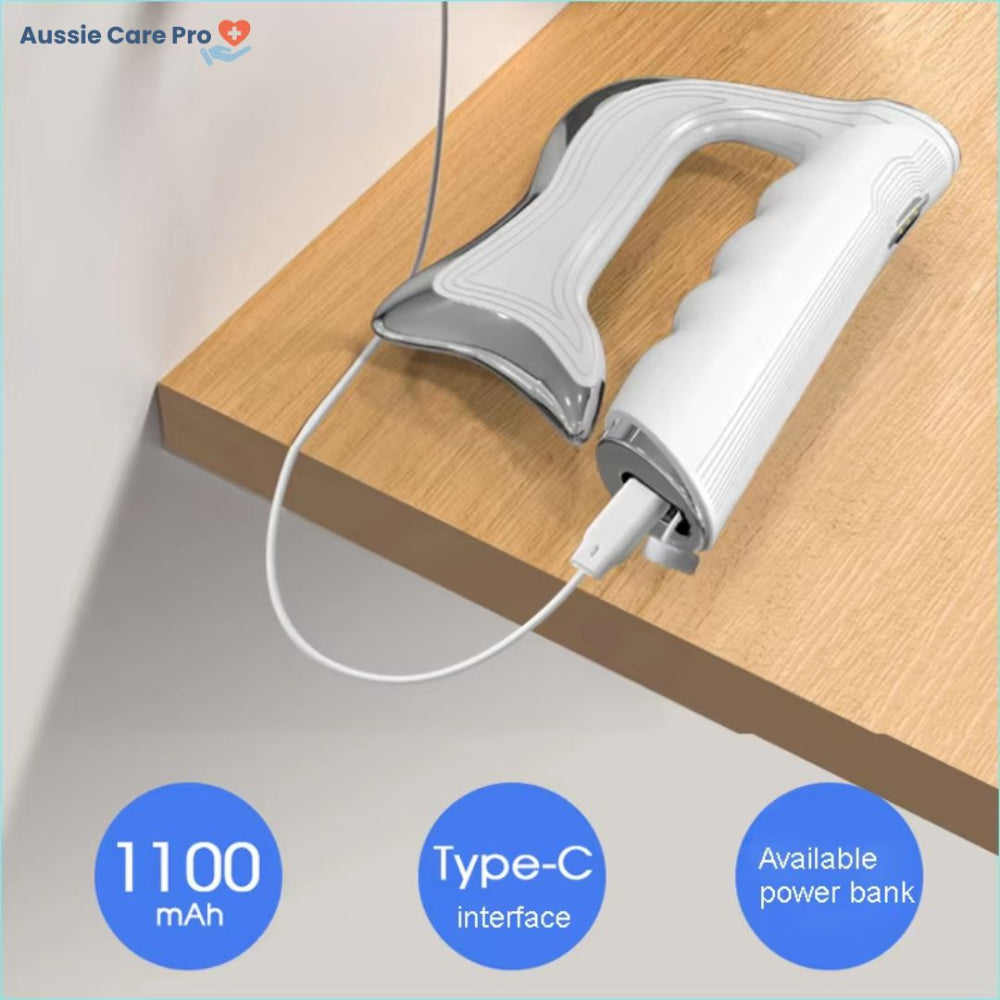 Masajeador eléctrico para fascias – Masajeador EMS para gua sha y masaje de tejido profundo para aliviar el dolor y recuperación muscular