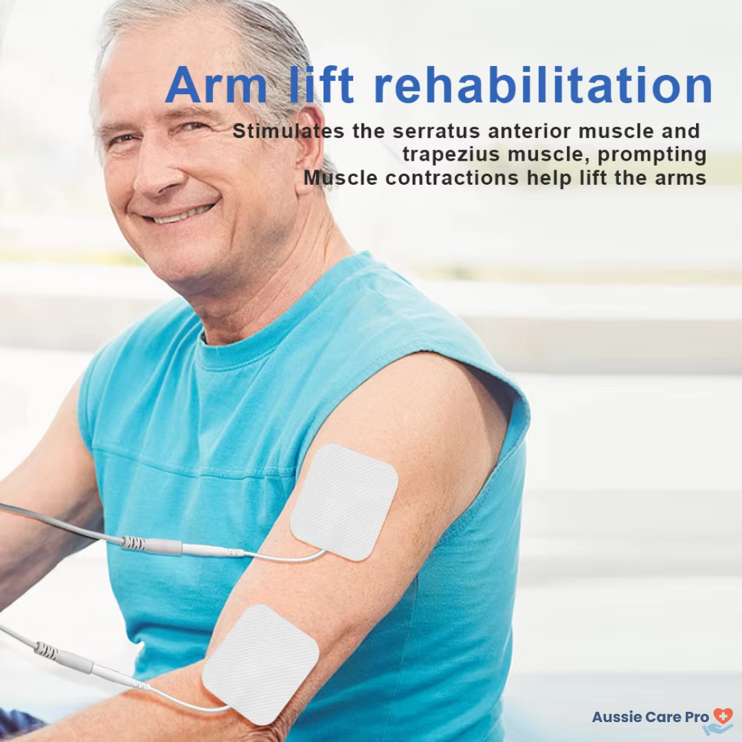 Masajeador eléctrico por impulsos TENS EMS con 12 modos, electroestimulador muscular para alivio del dolor