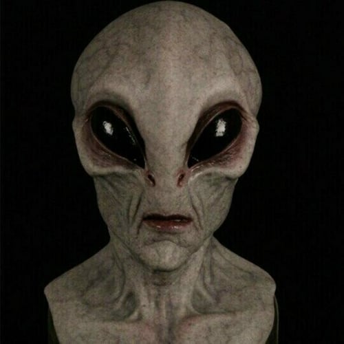Máscara de extraterrestre - Máscara de cabeza completa realista de látex y silicona