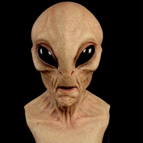 Máscara de extraterrestre - Máscara de cabeza completa realista de látex y silicona