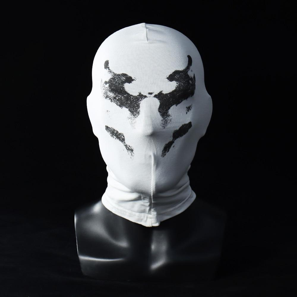 Máscara de Rorschach móvil con manchas de tinta