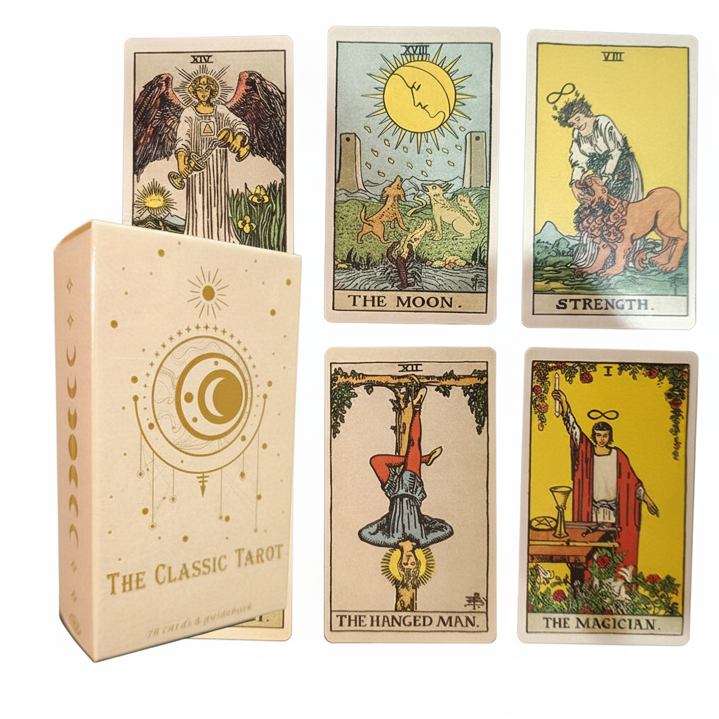 Mazo de cartas de tarot clásico – 78 cartas