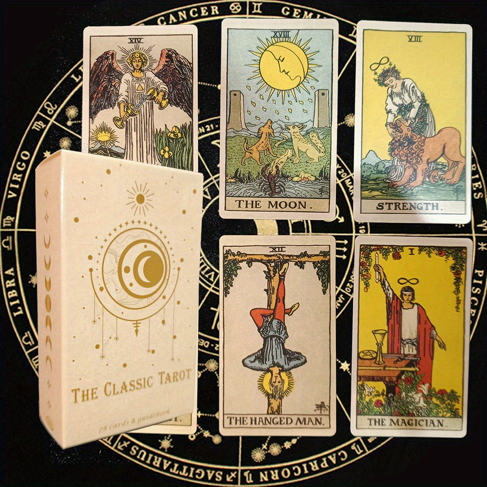 Mazo de cartas de tarot clásico – 78 cartas