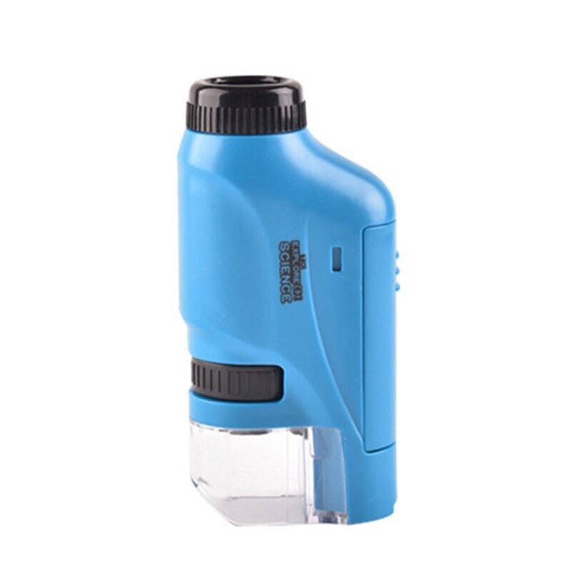 Microscopio LED de bolsillo para niños curiosos