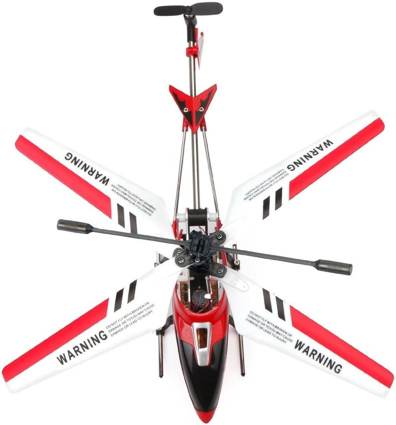 Mini Helicóptero Teledirigido Irrompible con Giroscopio - Rojo