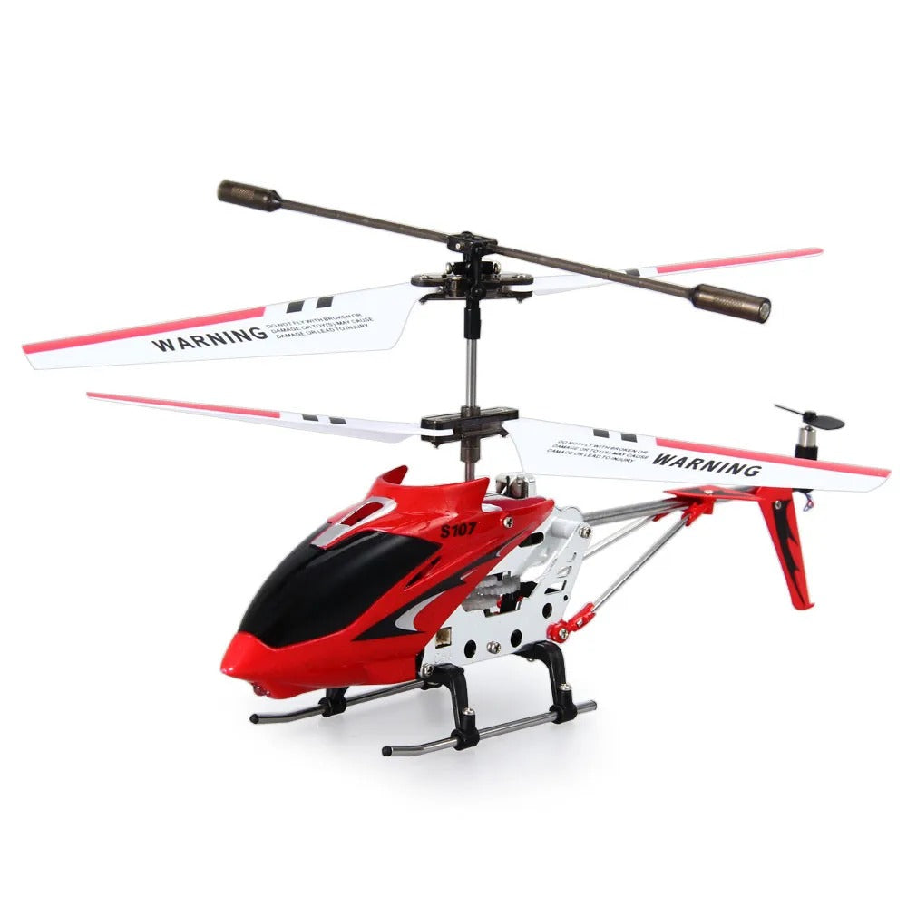 Mini Helicóptero Teledirigido Irrompible con Giroscopio - Rojo