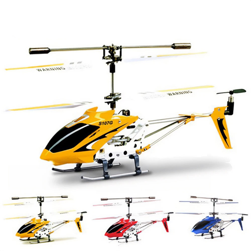 Mini Helicóptero Teledirigido Irrompible con Giroscopio - Rojo