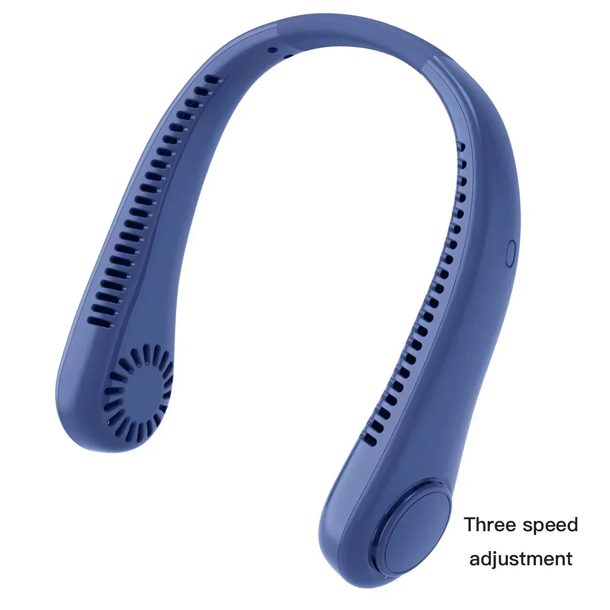 Mini Ventilador de Cuello Portátil Sin Aspas con Pantalla Digital - Enfriador de Cuello Recargable por USB Manos Libres