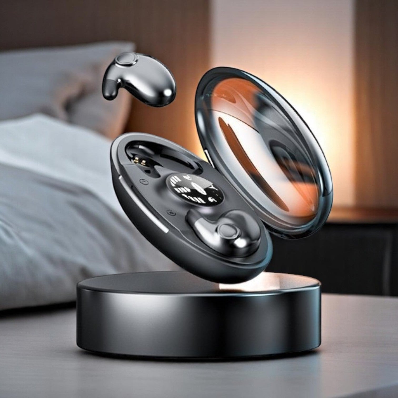 Miniauriculares inalámbricos para dormir con cancelación de ruido y batería de larga duración