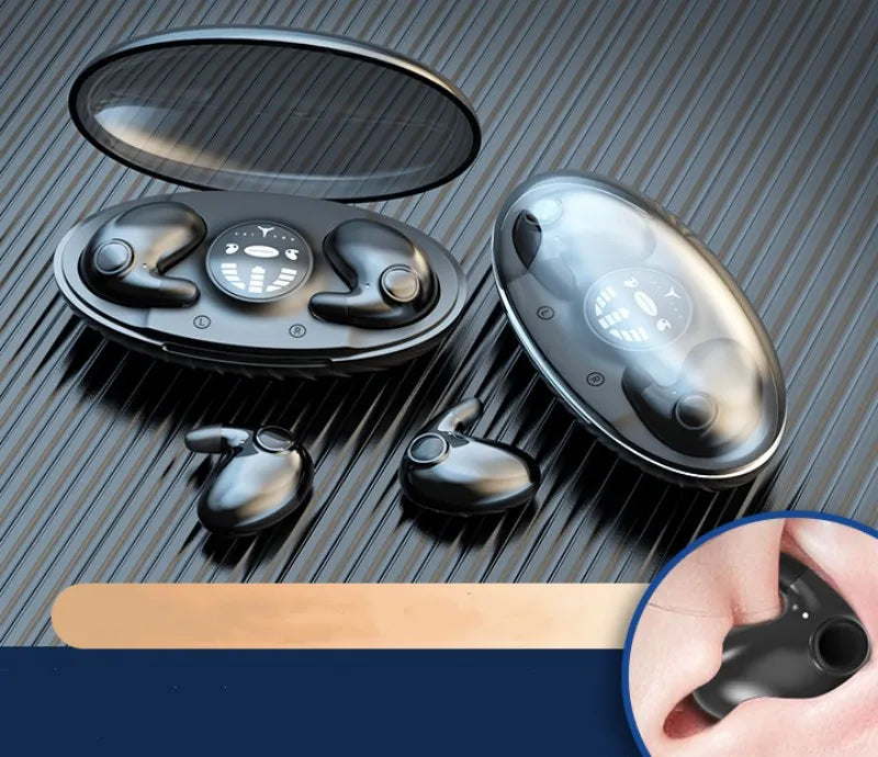 Miniauriculares inalámbricos para dormir con cancelación de ruido y batería de larga duración