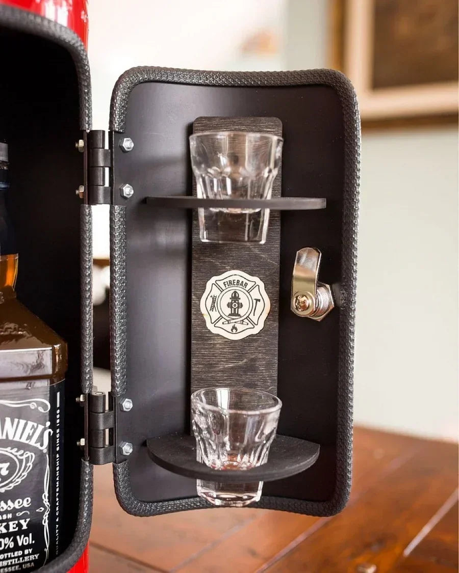 Minibar Oculto en Extintor – Elegante, Discreto y Único