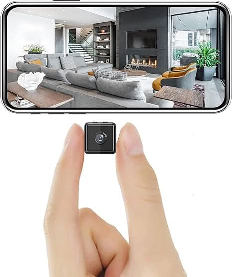 Minicámara de seguridad con detección de movimiento y control por aplicación