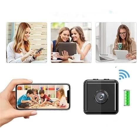 Minicámara de seguridad con detección de movimiento y control por aplicación