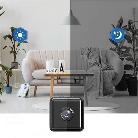 Minicámara de seguridad con detección de movimiento y control por aplicación