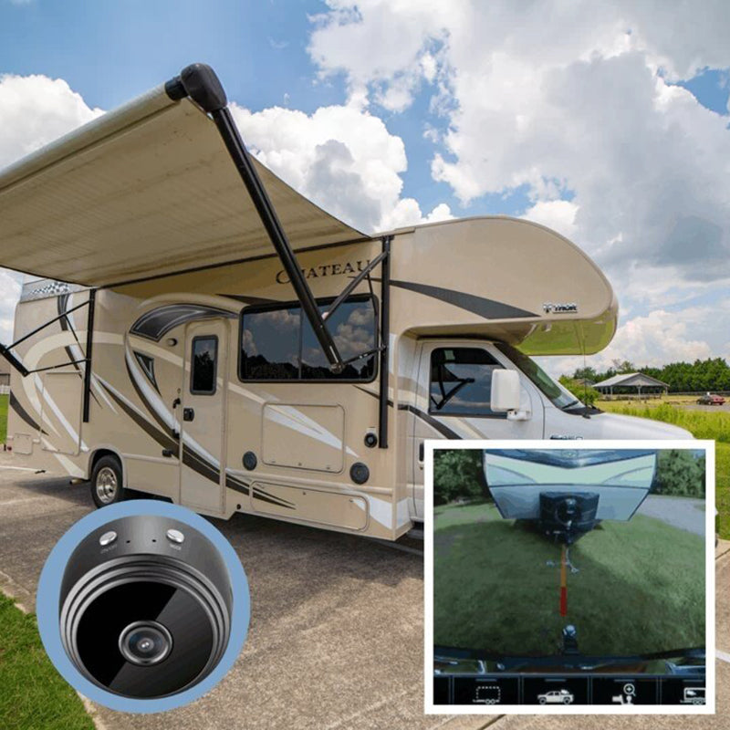 Minicámara magnética WiFi 1080P: cámara de marcha atrás para autocaravanas y caravanas