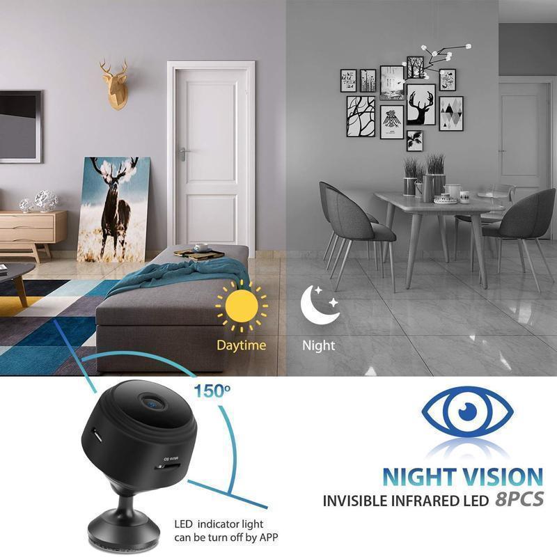 Minicámara magnética WiFi 1080P: cámara de marcha atrás para autocaravanas y caravanas