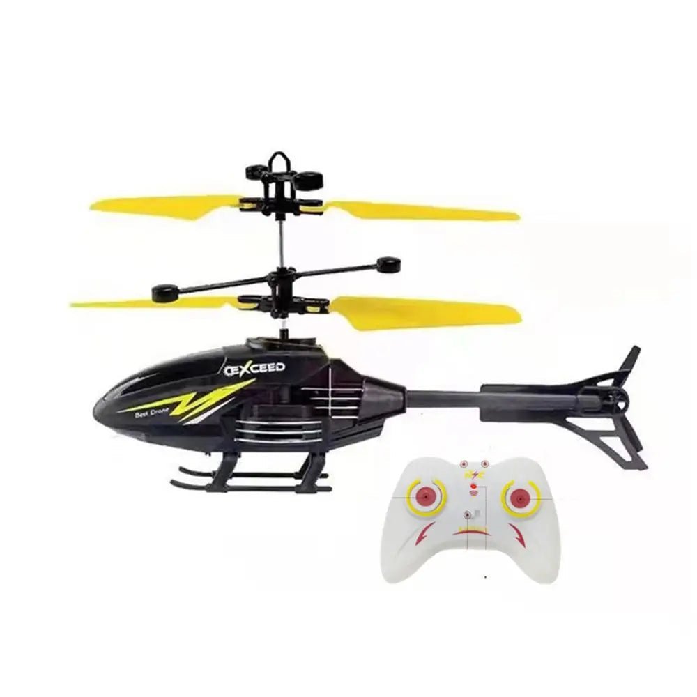 Minihelicóptero compacto para niños con control fácil y estabilización – Regalo ideal para pequeños pilotos