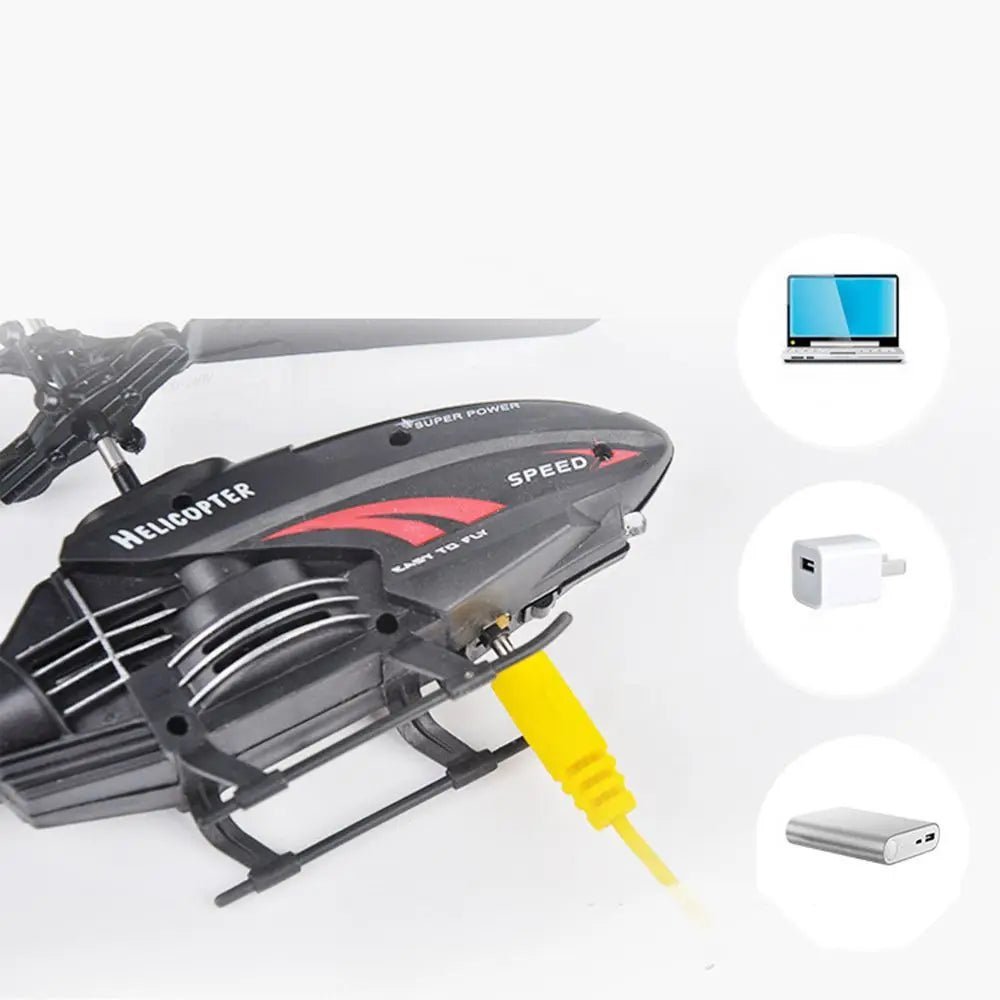 Minihelicóptero compacto para niños con control fácil y estabilización – Regalo ideal para pequeños pilotos