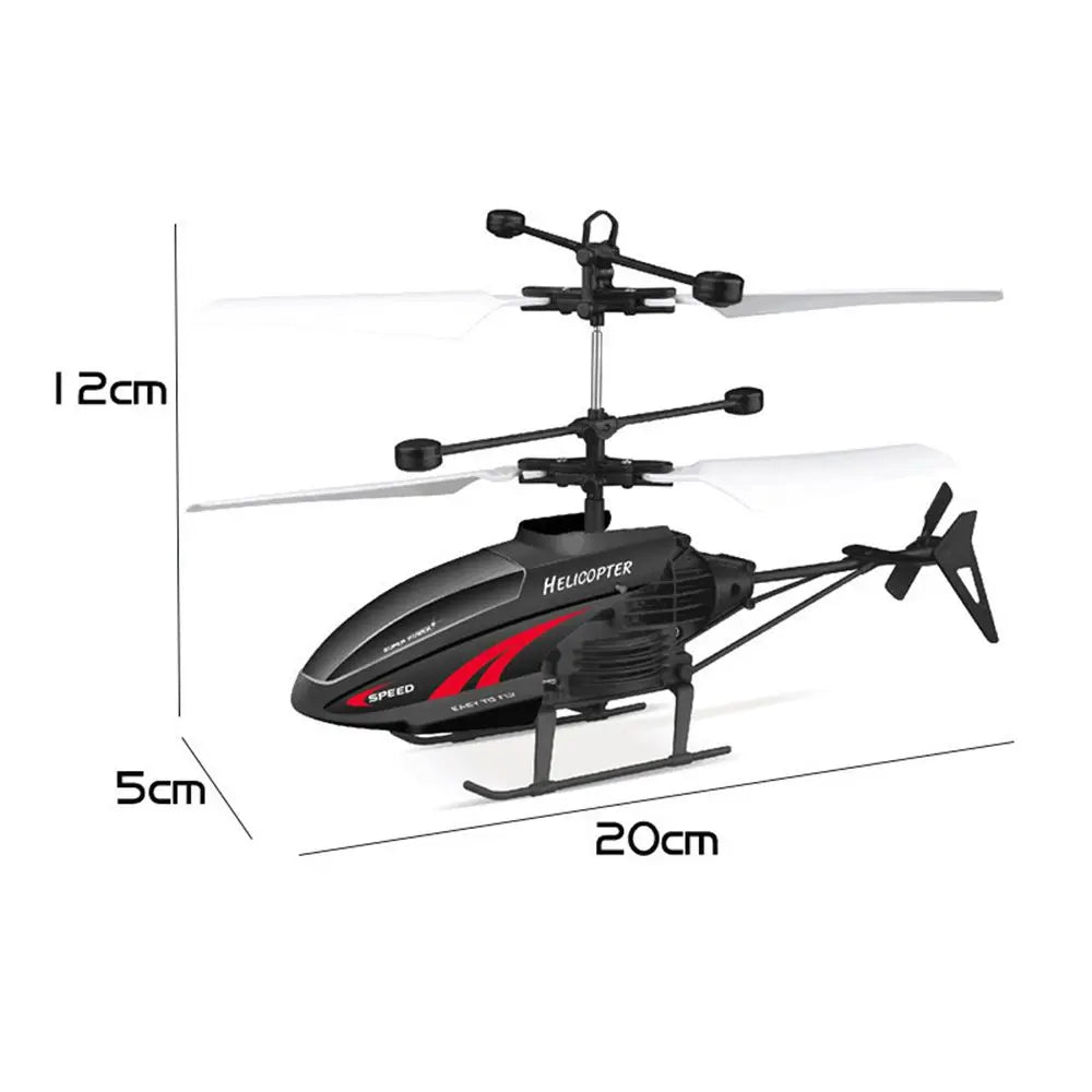 Minihelicóptero compacto para niños con control fácil y estabilización – Regalo ideal para pequeños pilotos